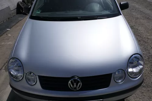 VW Polo 9N Motorhaube Klappe vorne silber grau LA7W reflexsilber bisca.Bj. 2004
