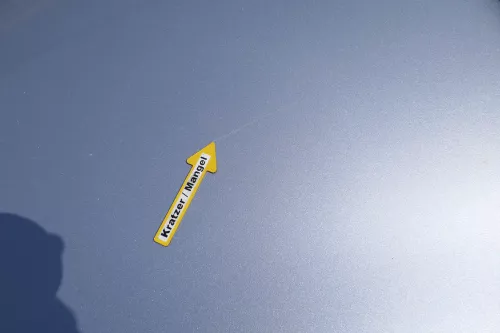 VW Polo 9N Motorhaube Klappe vorne silber grau LA7W reflexsilber bisca.Bj. 2004 (170115)