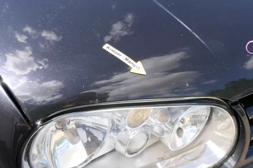 VW Golf 4 Motorhaube Haube Klappe vorne schwarz LC9Z metallic blackmagic ll (170131)