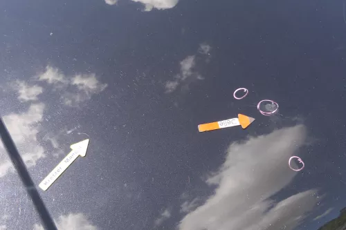 VW Golf 4 Motorhaube Haube Klappe vorne schwarz LC9Z metallic blackmagic ll (170131)