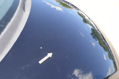 VW Fox 5Z Motorhaube Klappe vorn vorne schwarz L041 Haube (170162)