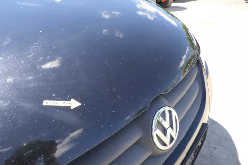 VW Fox 5Z Motorhaube Klappe vorn vorne schwarz L041 Haube (170162)