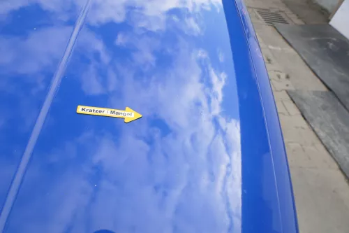 VW Golf 4 Motorhaube Haube Klappe vorne blau LW5Z (170176)