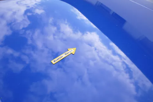 VW Golf 4 Motorhaube Haube Klappe vorne blau LW5Z (170176)