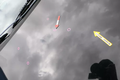 VW Fox 5Z Motorhaube Klappe vorn vorne schwarz LC9Z Haube (170194)