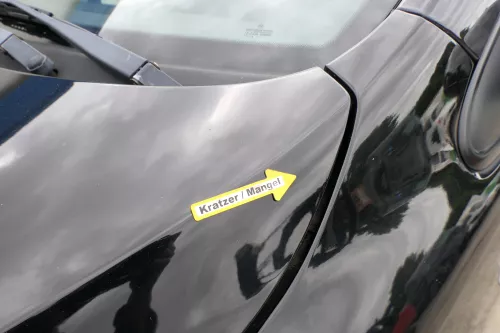 VW Fox 5Z Motorhaube Klappe vorn vorne schwarz LC9Z Haube (170194)