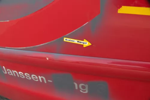 Sharan 7M Alhambra Tür links vorne Fahrertür rot bis Bj1999 ohne Anbaute (170300)