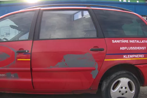 VW Sharan 7M Seat Alhambra Tür links hinten rot bis ca. Bj.1999 -  Alte Modell