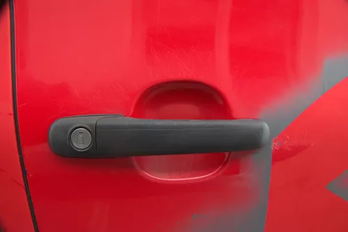 Sharan 7M Alhambra Tür rechts vorne Beifahrertür rot bis Bj1999 ohne Anbaute (170302)