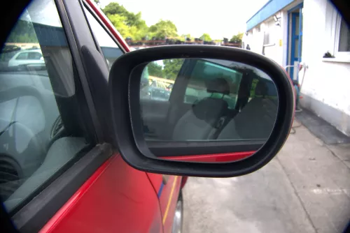 VW Sharan Alhambra elektrischer Spiegel Außenspiegel rechts rot Galaxy WGR Ford (170309)