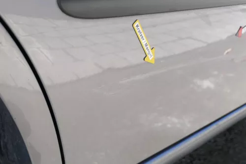 Seat Ibiza 6L Tür 4/5-Türer hinten rechts grau LS7U - ohne Anbauteile (170344)