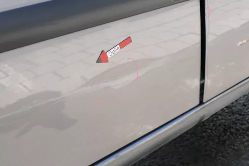 Seat Ibiza 6L Tür 4/5-Türer hinten rechts grau LS7U - ohne Anbauteile (170344)