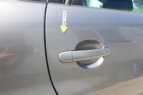 Seat Ibiza 6L Tür 4/5-Türer hinten rechts grau LS7U - ohne Anbauteile (170344)