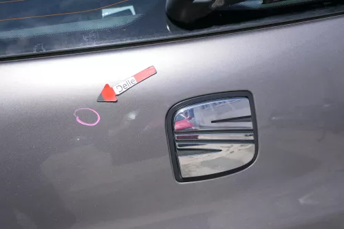 Seat Ibiza 6L Heckklappe Klappe hinten Kofferraumklappe grau LS7U ohneBremsleuch (170347)