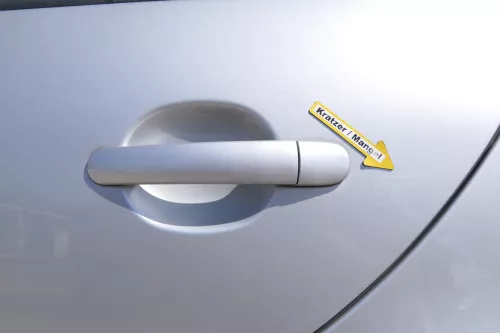 Seat Leon Toledo 1M Tür hinten links Fahrerseite silber grau LS7N ohn Anbauteile (170426)