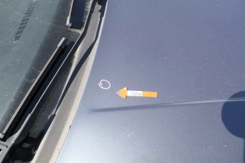 VW Golf 4 Motorhaube Haube Klappe vorne grau LC7V (170441)