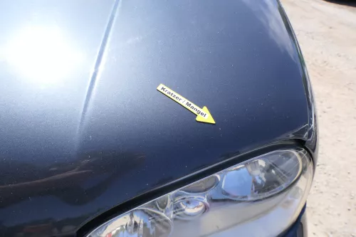 VW Golf 4 Motorhaube Haube Klappe vorne grau LC7V (170441)