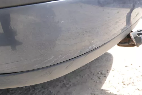 VW Golf 4 Kombi Avant Stoßstange hinten Heckstoßstange Stoßfänger grau LC7V (170448)