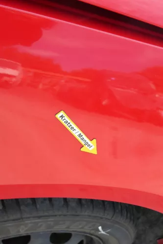 VW Lupo Kotflügel vorne links rot LP3G vorn (170465)