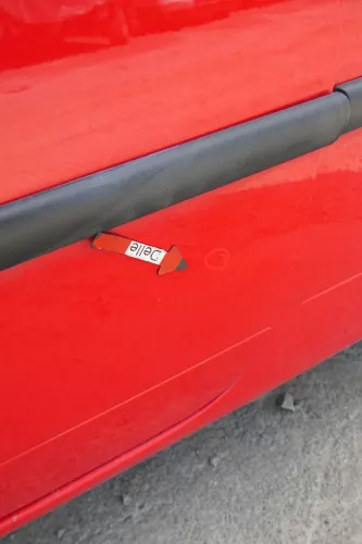 VW Lupo Seat Arosa Tür vorne links Fahrertür rot LP3G (mechanischer Fenster (170466)