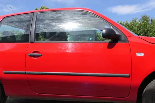 VW Lupo Seat Arosa Tür vorne rechts Beifahrertür rot LP3G (mechanischerFenst