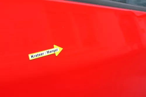 VW Lupo Seat Arosa Tür vorne rechts Beifahrertür rot LP3G (mechanischerFenst (170467)