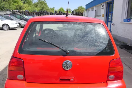 VW Lupo 6X Heckklappe Klappe Kofferraumklappe Scheibe rot LP3G