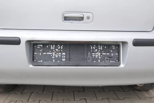 VW Polo 6N2 Stoßstange hinten Heckstoßstange Stoßfänger silber LB7Z (170483)