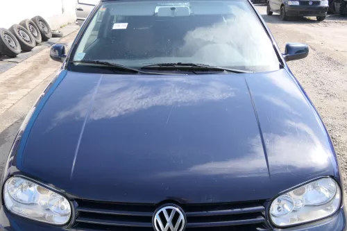 VW Golf 4 Motorhaube Haube Klappe vorne blau LA5G