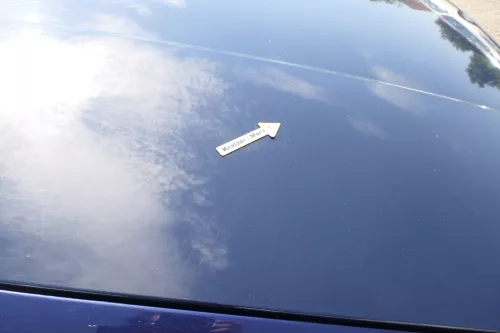 VW Golf 4 Motorhaube Haube Klappe vorne blau LA5G (170505)