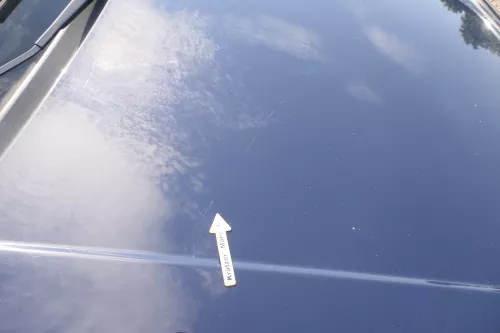 VW Golf 4 Motorhaube Haube Klappe vorne blau LA5G (170505)