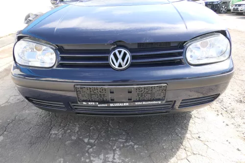 VW Golf 4 Stoßstange vorne Stoßfänger vorn vorne blau LA5G (170506)