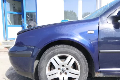VW Golf 4 Kotflügel vorne links blau LB5N indigoblau blau indigo-blau