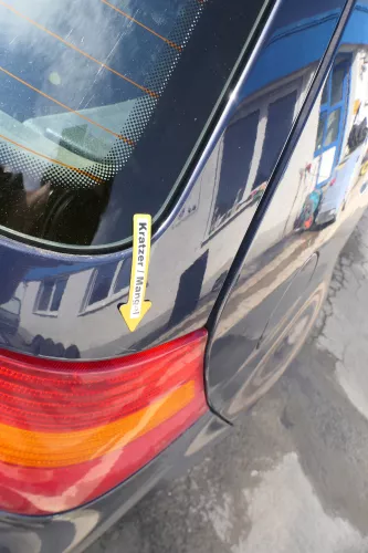 VW Golf 4 Limousine Heckklappe Kofferraumklappe Klappe hinten blau LA5G ohnAnb (170509)