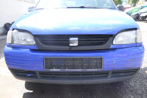 Seat Arosa 6H Stoßstange vorne vorn Frontsttoßstange blau LS5J (170562)