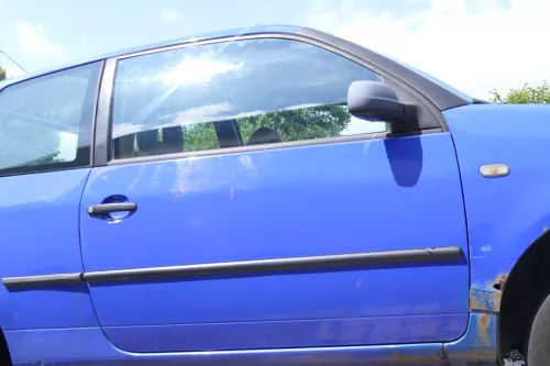 VW Lupo Seat Arosa Tür vorne rechts Beifahrertür blau LS5J (mechanischerFenst
