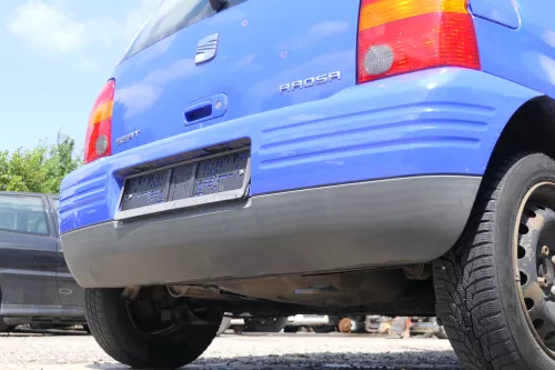 Seat Arosa 6H Stoßstange hinten Heckstoßstange blau LS5J (170567)