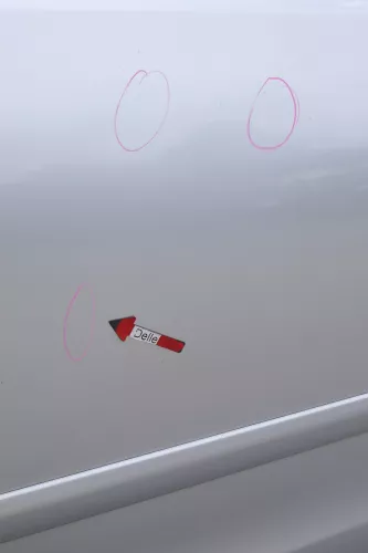 VW Polo 9N 9N3 Tür vorne links Fahrertür 2/3-Türer silber LA7W -ohne Anbauteile (170578)