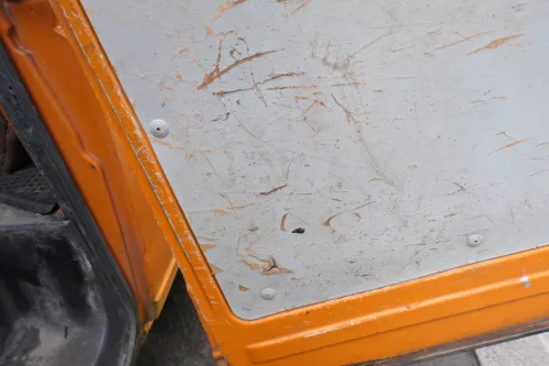 VW T4 Verkleidung Abdeckung Tür Seite rechts hinten grau DOKA 729867204A (170595)