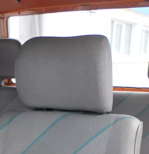 1x VW T4 Sitz vorne links oder rechts Kopfstütze Kopfstützen grau