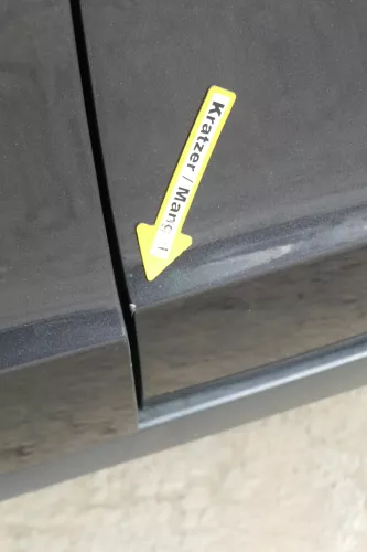 Seat Altea 5P Tür hinten links schwarz LS9N - ohneAnbauteile (170682)