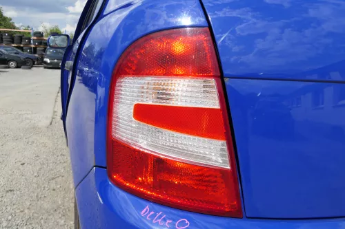 Skoda Fabia 6Y2 Schrägheck Rückleuchte Heckleuchte hinten links original 2005