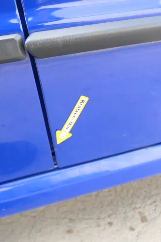 Skoda Fabia 6Y Kombi Limousine Tür vorne rechts Beifahrertür blau LF5K (170749)