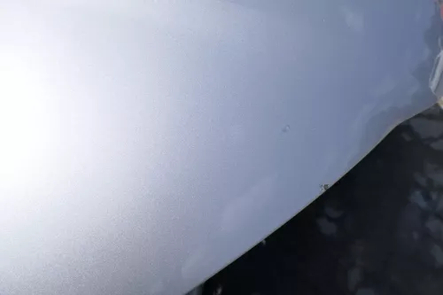 A3 8P Motorhaube Haube Klappe vorn vorne grau LX7W silber  - MÄNGEL KNICK (170781)