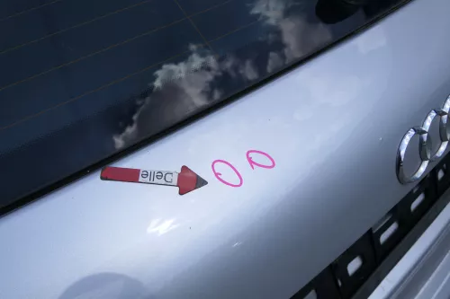 Audi A3 8P 2/3-Türer Heckklappe Klappe hinten grau silber LX7W 2/3-Türer (170786)