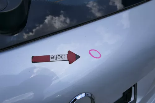 Audi A3 8P 2/3-Türer Heckklappe Klappe hinten grau silber LX7W 2/3-Türer (170786)