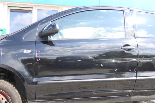 VW Fox 5Z Tür vorne links Fahrertür schwarz L041