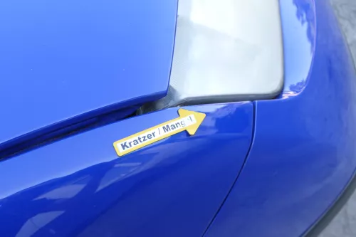 Skoda Fabia 6Y Kotflügel vorne rechts blau LF5K auch Kombi (170898)