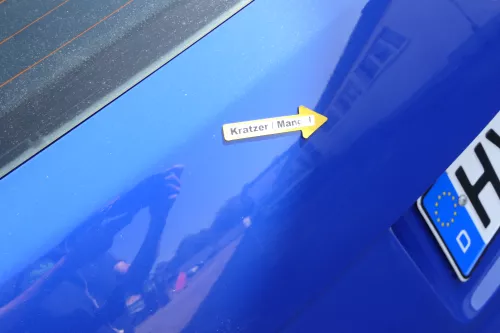 Skoda Fabia 6Y6 Schrägheck Heckklappe Kofferraumklappe hinten blau LF5K (170904)