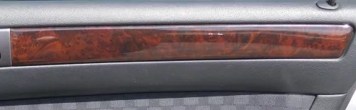 Audi A6 4B C5 Verkleidung Klappe Abdeckung Dekor Holz Optik Nußbaum (170947)